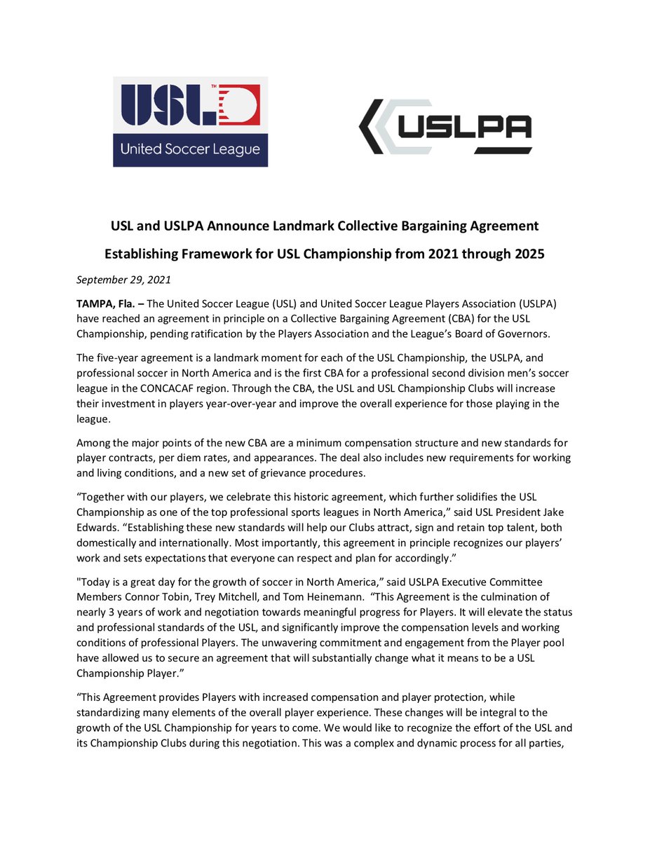 USLPA tweet media