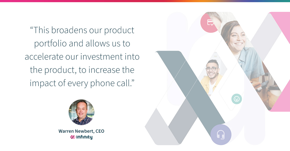 ResponseTap is now part of Infinity. Find out how this will help us increase the impact of every call our customers receive here: bit.ly/3zT2cOS

#StrongerTogether #CallTracking #Martech #SalesAndMarketing #ContactCentres