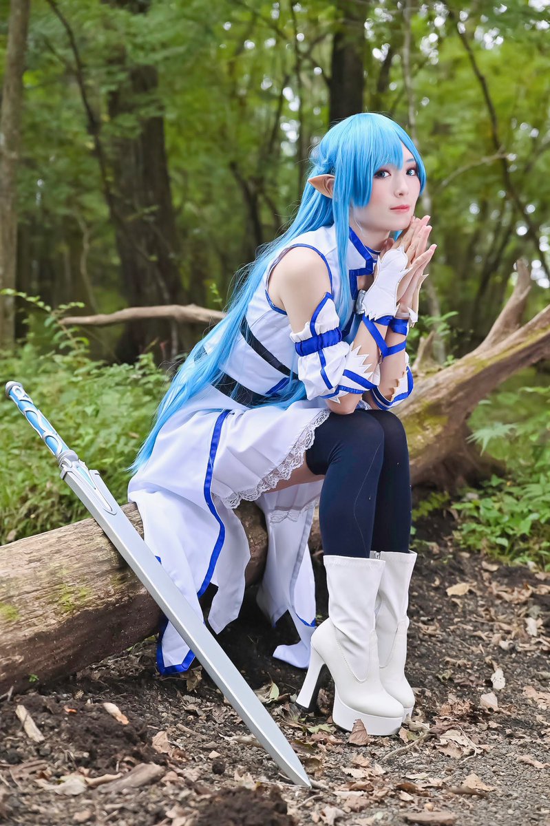 SAO ソードアート・オンライン アスナ ウンディーネ 衣装＋ウィッグ M