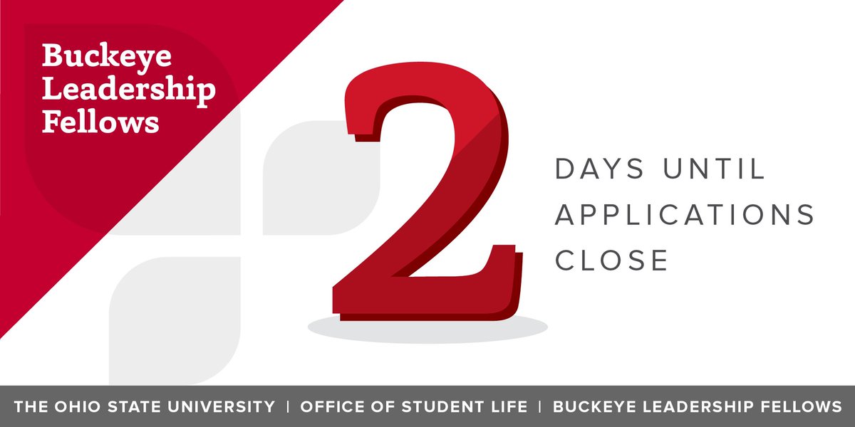 Only 2️⃣ more days until BLF ‘24 applications close! blf.osu.edu/prospective-fe…