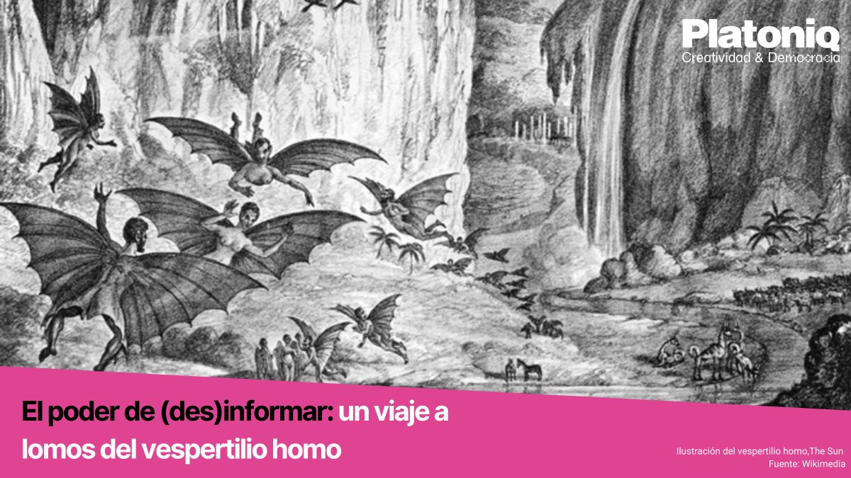 platoniq's tweet photo. 📰¿Sabes cuál fue la primera #fakenews de la historia? ¿Qué podemos aprender de los bulos históricos para combatir la #desinformación? ¿Cómo abordamos estas preguntas desde Platoniq?

✅Las respuestas, en este brillante artículo de nuestra compi @martaaa👉 https://t.co/qVdpBLh1i6 https://t.co/O56Veo2d1i