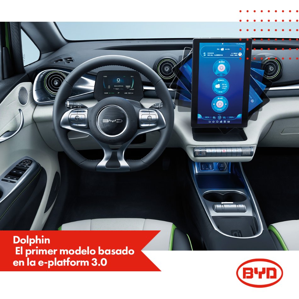 BYDelectricoPTY's tweet photo. El #Dolphin es el 1er modelo basado en la plataforma electrónica 3.0 de #BYD: su nueva filosofía de diseño adopta una "estética oceánica" con carrocería elegante y deportiva.  🚘⚡
#BuildYourDreams
https://t.co/SH7ZPidFkF 
🍃
#BYDPANAMA #e-platform3.0 #PlataformaElectrónica3.0 https://t.co/REYfche3mh