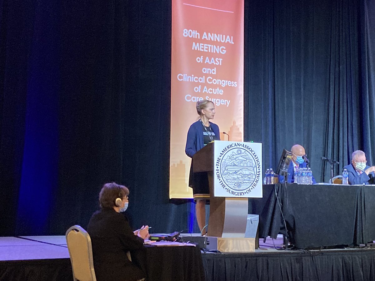 traumadoctors's tweet photo. Enjoying Dr. Maier discussing the work of Dr. Stephanie Savage and her team evaluating the role of admission TEG on cytokines levels and coagulopathy. #Backtothebench #translationalresearch #AAST2021 @traumadoctors @traumadoctorsam #AASTagalong https://t.co/xR1yusLaDl