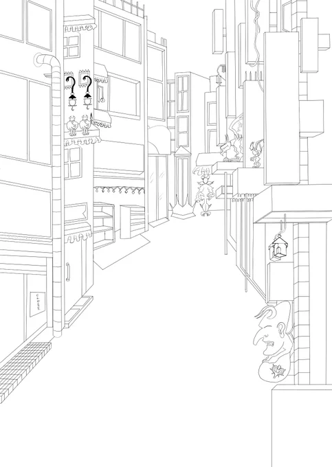 線画はとりあえず終わったゾ 