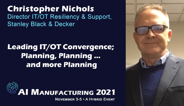 AIManufactConf's tweet photo. Sign up today to hear @StanleyBlkDeckr provide a deep dive on planning deployments of OT applications. https://t.co/E9Wfsnw4SY https://t.co/C649fT8tJC