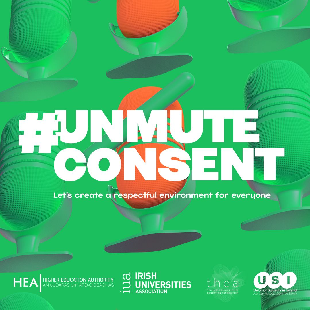 Consent is about respect, simple as. IUA @hea_irl @THEA_Irl & @TheUSI have come together in the #UnmuteConsent campaign, to raise awareness about consent and reverse the trend of sexual harassment & violence on & off our campuses. Visit unmuteconsent.ie