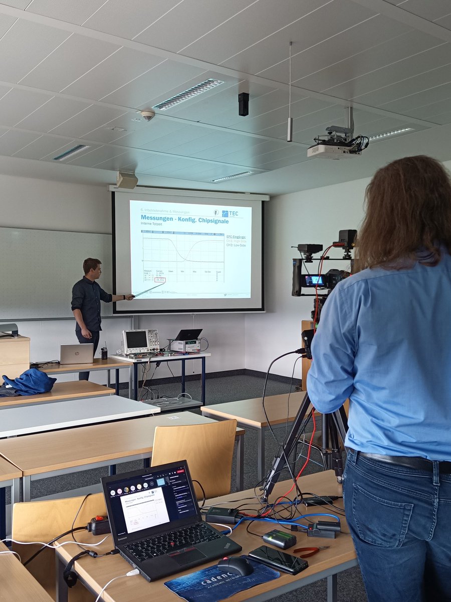 AMSEL_Amplifier's tweet photo. Today we presented our project to the profs, supervisors and students of @HS_Reutlingen. This was followed by a sound check of the amplifier. The Amsel team reviewed the presentation at the barbecue afterwards.

#Powerelectronic #Microelectronic #ClassD #GaN #ASIC #PCB https://t.co/bBbGPxOa5X