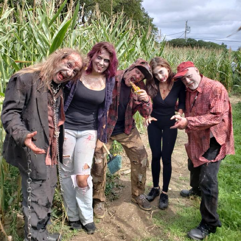 Keep an eye out this weekend, you might see some zombies in the cornmaze! 🧟‍♀️🌽