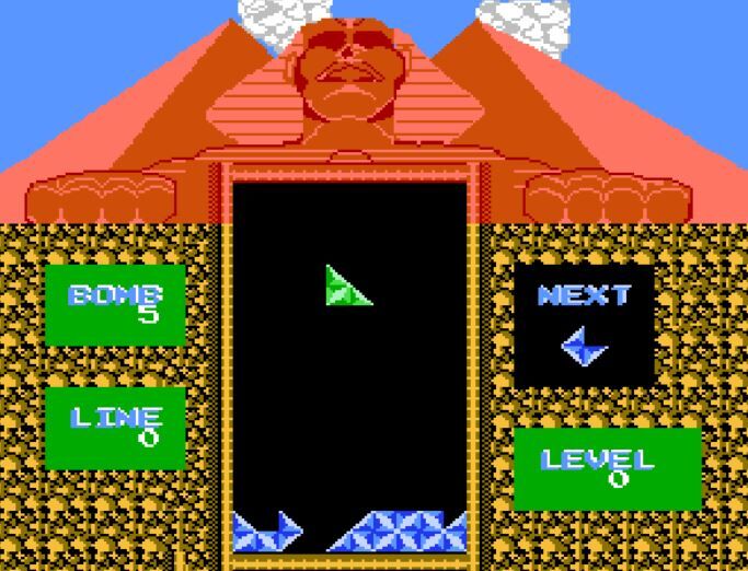 neskici.com/pyramid.html

Pyramid atari oyunu, tetris oyunu temel alınarak tasarlanmış, bu sefer köşeli bloklar yerine üçgen ve benzeri şekilleri düzenli olarak sıraya dizmeye çalıştığımız eğlenceli bir oyun.#pyramid #atarioyunlari #retro #8bit #nintendo  #nes #nesgame #nesgames