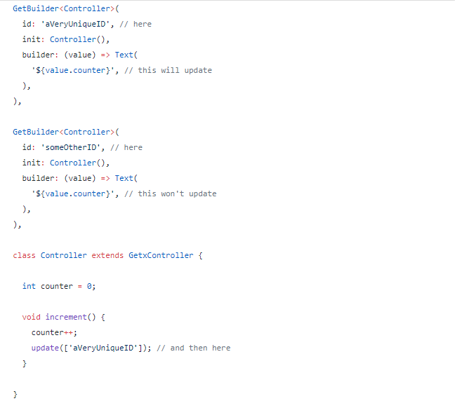 mezza_dk's tweet image. We also get a refined control over which widgets to update by assigning unique IDs.

#MadeWithFlutter #100DaysOfCode #TechTwitter #BlackMenInTech #BlackTechTwitter #MobileAppDeveloper #programmers
