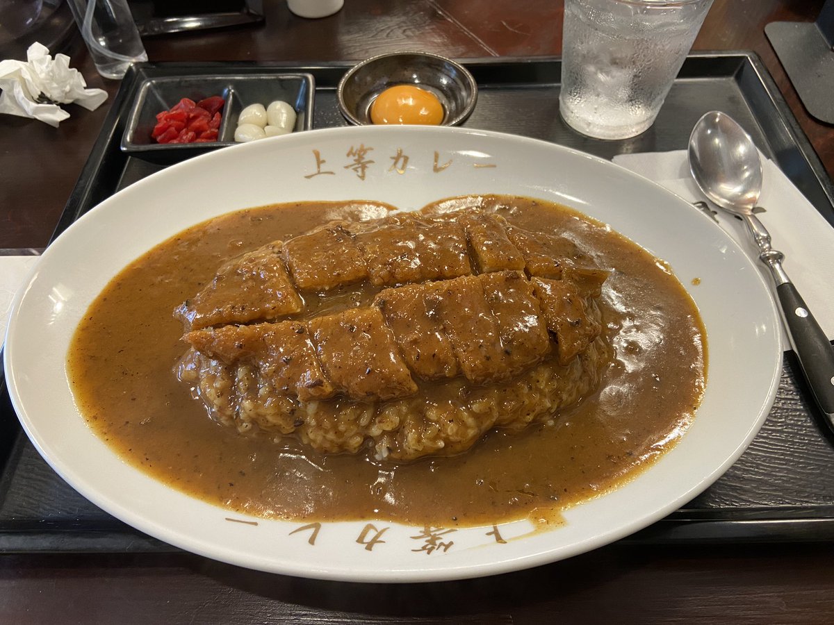 nba6ss's tweet photo. お散歩ついでに立ち寄った得正
やっと食べれた🍛 https://t.co/oc8kA8hCeC