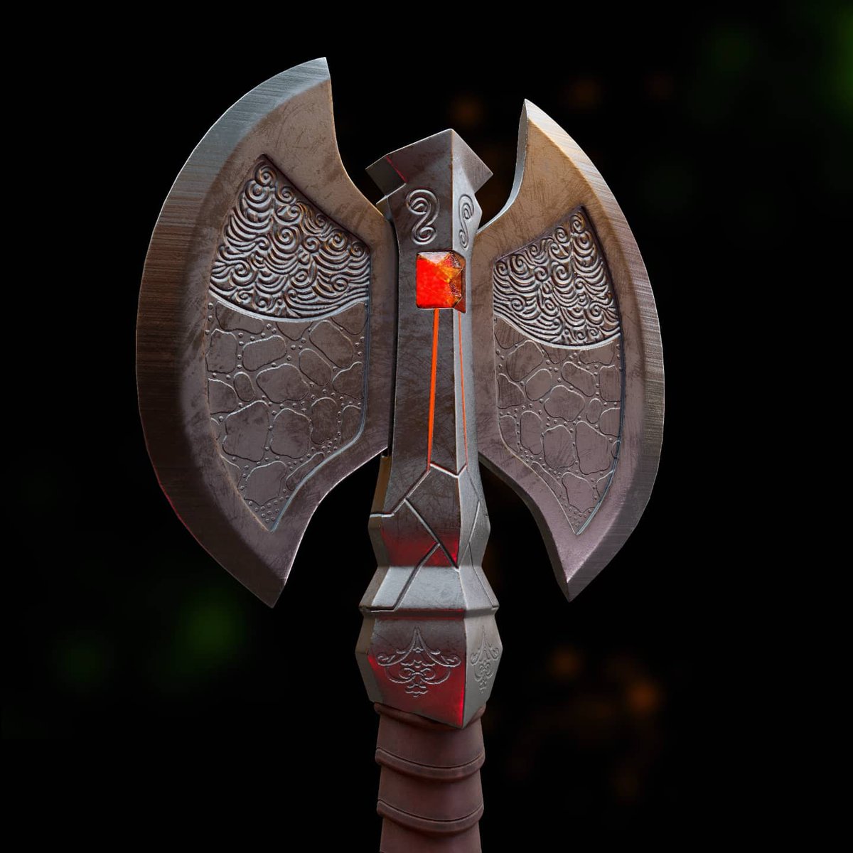aunsbaig2's tweet photo. Magical Axe
.
.
#axe #magical
#3drendering #rendering3d #rendering #aprenderingles #photorealistic #photorealisticrendering #blendercommunity #blender #tagblender #blendercentral #blender3dart #texturing #art #substancepainter #sculpting #3d #3dprinting #3danimation https://t.co/0E1TCiOyHA
