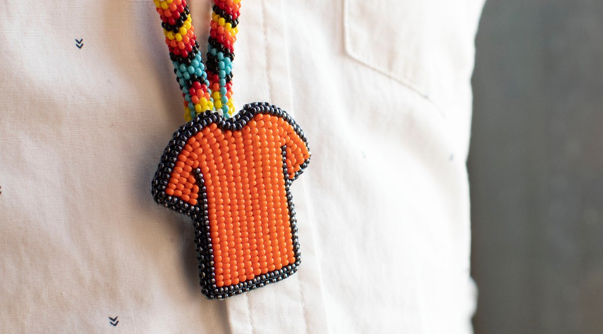 CdnHeritage's tweet photo. Tomorrow is #OrangeShirtDay.

We encourage you to wear orange to remember the lost Indigenous children sent to residential schools and to honour Survivors, their families, and their communities.

To find out more about Orange Shirt Day visit: https://t.co/Wim9PnX98v

#NDTR https://t.co/a4J1nDGkZD