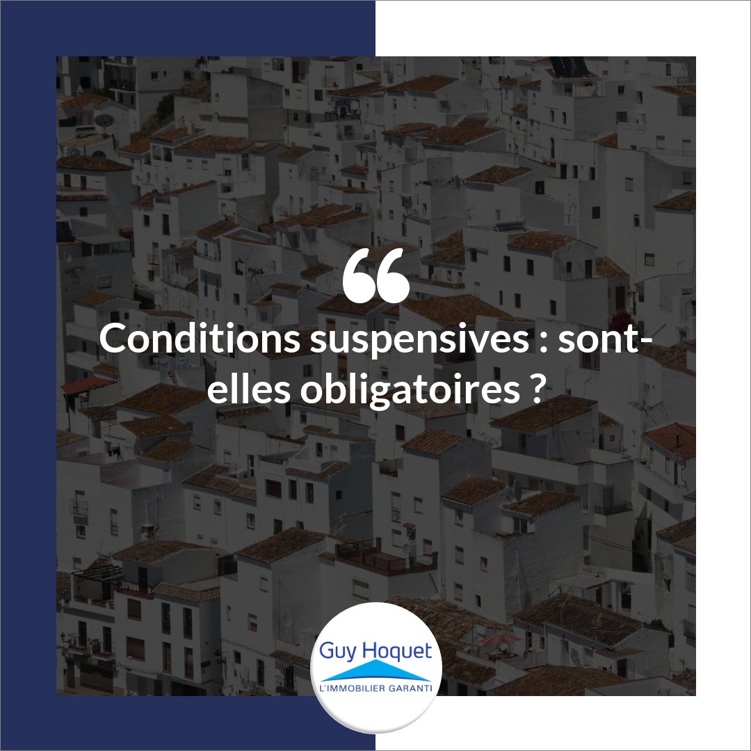 GH_Carentan's tweet photo. L'info du jour 💡☝️
Seule la condition suspensive d’obtention de crédit immobilier doit obligatoirement être mentionnée dans le compromis de vente. Les autres conditions suspensives dépendent de l'accord des parties. #Immobilier https://t.co/4SVULTOox8