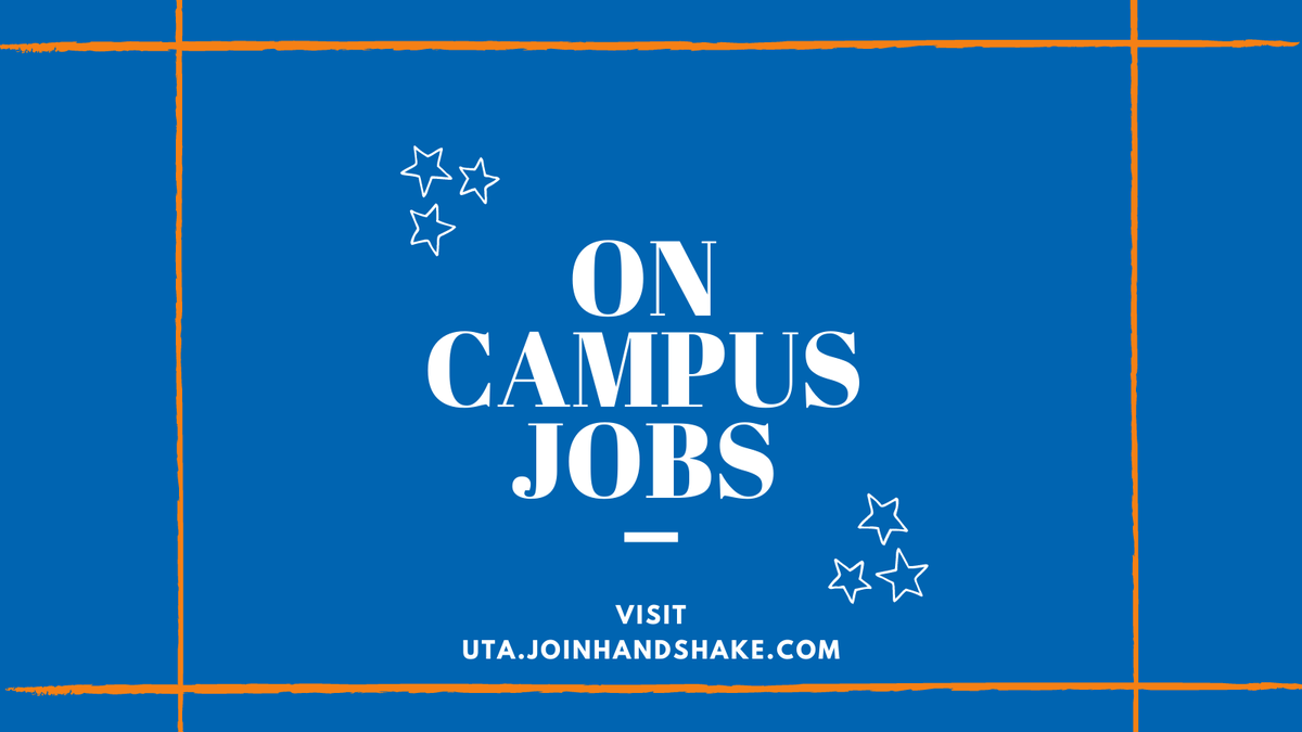 hireamav's tweet image. Did you know that you can browse open on campus positions through Handshake? All you have to do is use the “On-campus” filter to see which departments are hiring. 
#UTArlington #HireaMav #JoinHandshake #StudentEmloyment