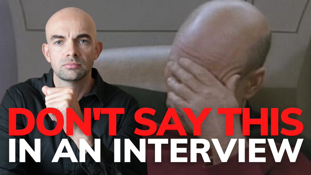 AlexanderFYoung's tweet image. 'What are your WEAKNESSES?' is a classic #interview question. I've heard some great answers and some insane ones... ๐ค
Here's how to score points with the interviewer and get #HIRED โ
 youtube.com/watch?v=JABkTtโฆ #interviewhacks #tips
