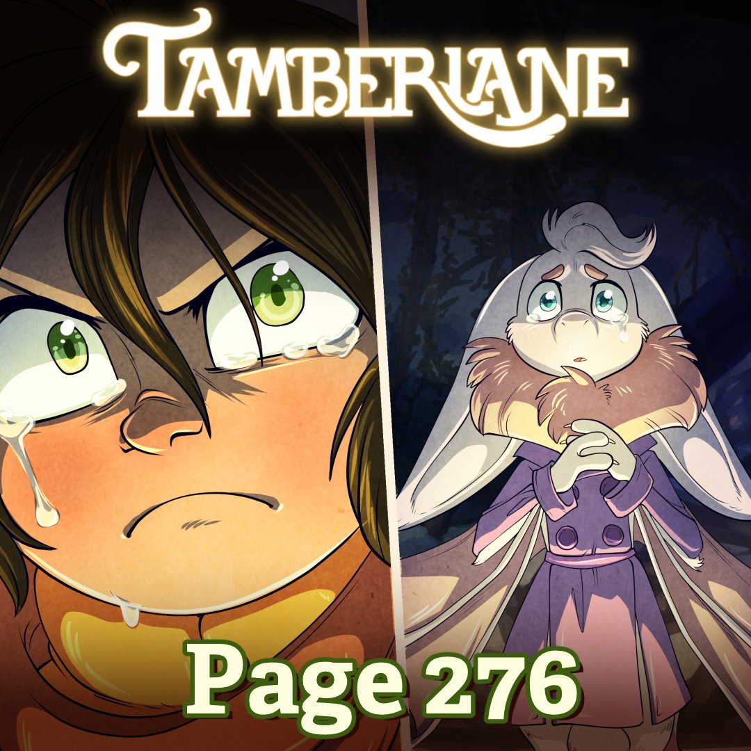 tamberlanecomic's tweet photo. Good Morning, friends! Page 276 of Tamberlane is up and ready for everyone to read!  https://t.co/5mc3uDc9j5 #webcomic #animals #cute #art #illustration #indiecomic #indiecreator #TamberlaneComic https://t.co/TRuQZBv3zt