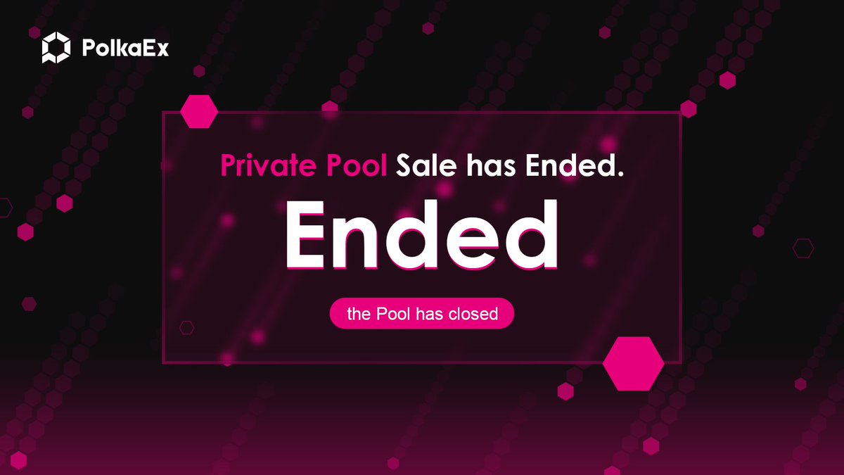 ✅The first part of our IDO specifically for whitelisted addresses has ended. The pool has been closed and all unsold tokens will be moved into the public pool to increase the total in the pool.

➡️NB: Everyone can buy in the Public pool, NO WHITELISTING IS REQUIRED!

#IDO #PKEX