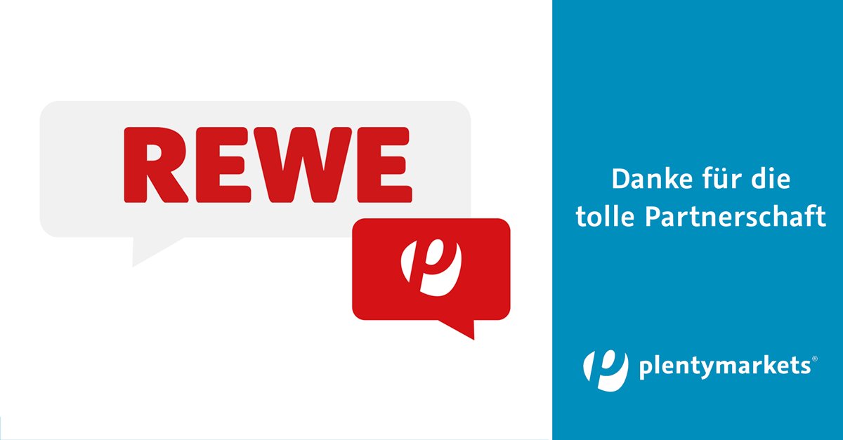 PlentyONE's tweet photo. REWE schließt den Online-Marktplatz zum Ende des Jahres

Seit 2018 bis heute konnten über 50 plentySeller ihre Aufträge im 6-stelligen Bereich über den Marktplatz abwickeln. Wir bedanken uns an der Stelle herzlich für die tolle Partnerschaft! 

#plentymarkets #marktplätze https://t.co/TQIYTrHUvF