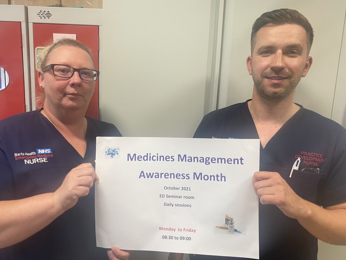 Safety awareness campaign. ED medicines management month. #safety #awareness #medicines management. ⁦<a href="/julesday20/">@julesday</a>⁩ ⁦<a href="/angel31uk/">angela exley</a>⁩ ⁦<a href="/WhippsCrossED/">Whipps Cross Emergency Department</a>⁩ ⁦@WhippsCrossHosp⁩ ⁦<a href="/trissnrnurse/">Tristan@Bartshealth</a>⁩ ⁦<a href="/NHSBartsHealth/">Barts Health</a>⁩ ⁦<a href="/ratansiz/">💙Zebina Ratansi, MBE, RN💙</a>⁩ ⁦<a href="/CGZimuto/">Cynthia Zimuto</a>⁩