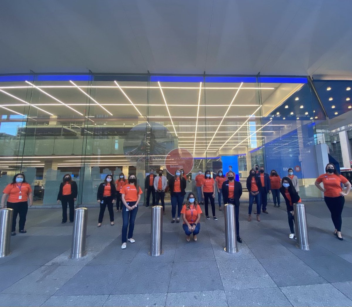 Toronto Downtown recognizes National Day for Truth and Reconciliation. Honouring the lost children and survivors of residential schools, their families and communities 🧡🧡🧡