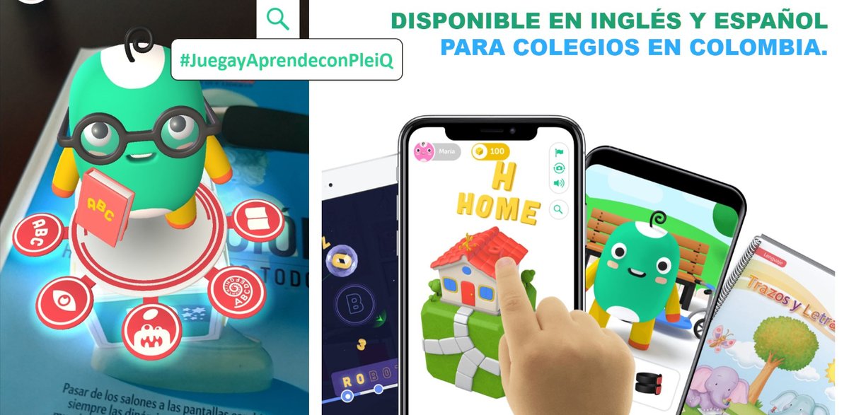 sofiee909's tweet photo. We transform existing traditional learning materials into smart resources using mobile AR.
More details: https://t.co/gWUcdn2RmP
#newnormality #CESSkills #DesingThinking #Gamificación #STEM #ARtechnologyinCES #JuegayAprendeconPleiQ https://t.co/L2AdqVgTVJ