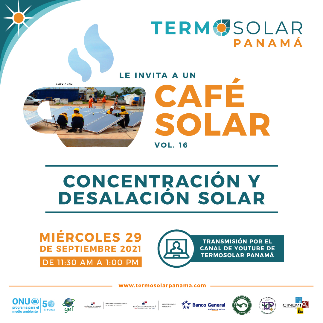 jesusglzmar's tweet photo. Hoy en punto de las 11:30 am, daremos inicio al café solar volumen 16 "Concentración y desalación solar"
Liga para acceder de forma directa: https://t.co/lK2GP7eF1w
@HeatChangers @AcspChile @solarpanama @matters_mx @danugarcia https://t.co/4GYWZoHk7Z