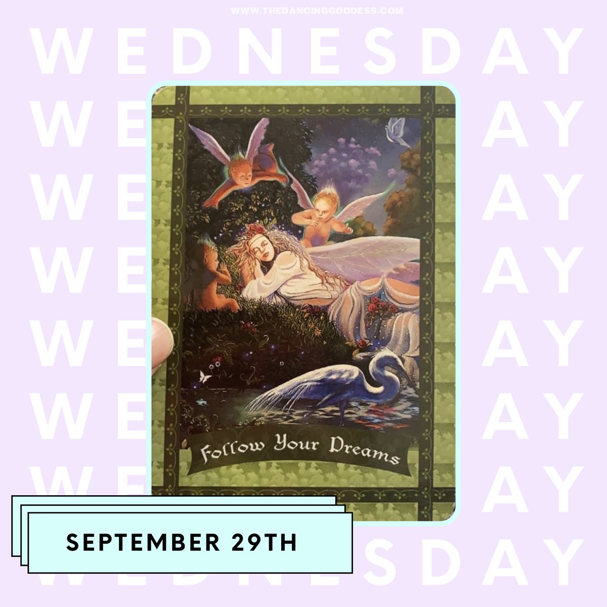 dancinggoddess's tweet photo. 9/29: Answers may appear in dreams. Rest your mind or trying to strong arm solutions. All in good time! https://t.co/0OEvH5nJbk ☁️✨ https://t.co/2DiUHt2W1B