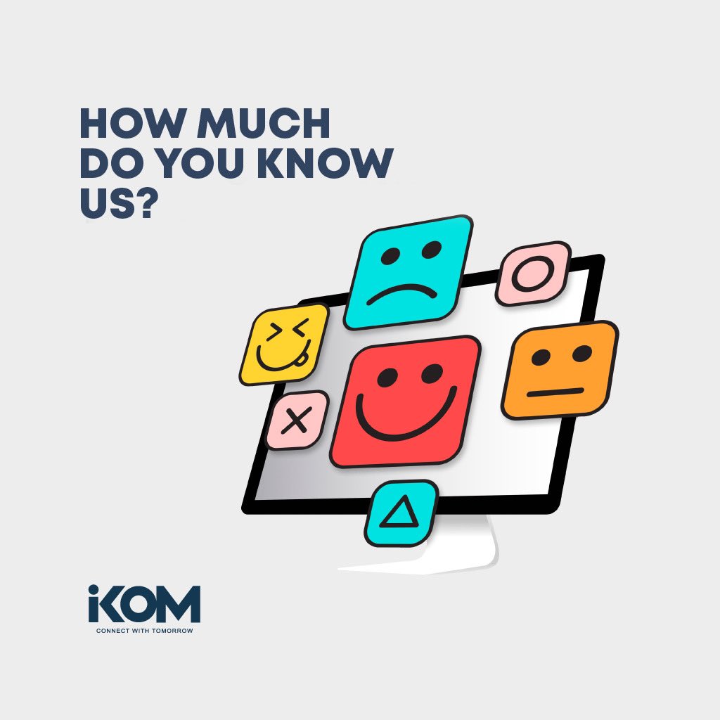 ikomStore's tweet image. Each month we try to know our customers better.
This month we decided to turn things around and discover how much our customers know about the IKOM store.
Head to instagram stories and give us your answers to our quiz!