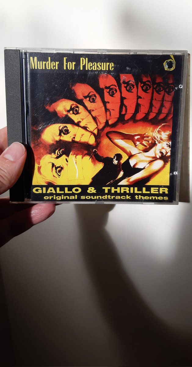 SpunOutSounds's tweet photo. @GIALLO_GIALLO Prompted me to dig this CD out for afternoon listening... not all #Morricone on this comp, but does have #Spasmo, #TheFifthCord and #Autopsy https://t.co/1cQoVpHS2Q