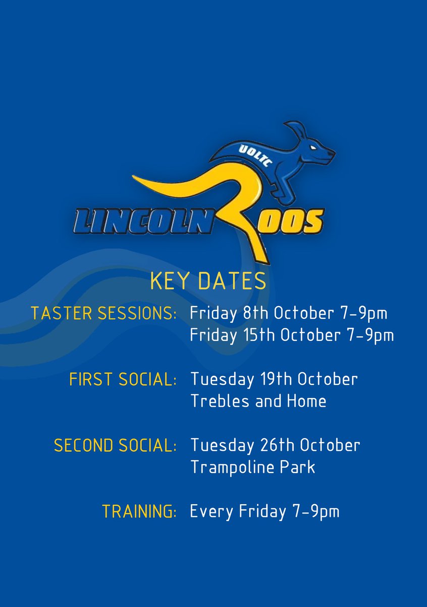 Key dates for October!🦘🤸🏻‍♀️