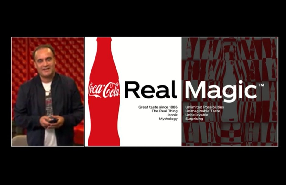 mkdirecto's tweet photo. 💫 "Coca-Cola invita a todo el mundo a abrazar la magia de la humanidad"

🗣 Selman Careaga, presidente global de la categoría Coca-Cola, explica la base de la nueva filosofía #RealMagic

👉 Conocemos también The Hug, una nueva visión de su icónico logo

@CocaCola_es https://t.co/YvpAkvCrfc