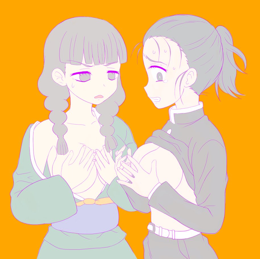 きめつのモブ女ちゃんかわいい絵 