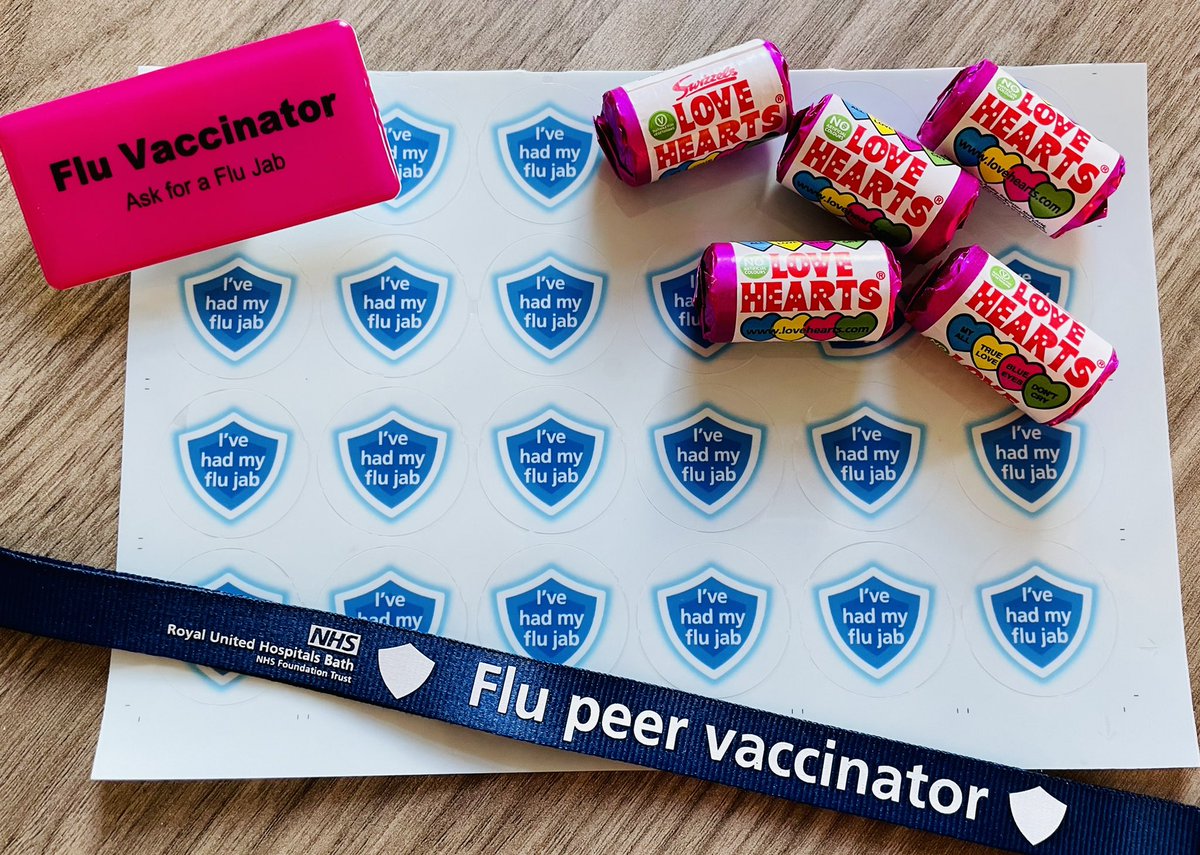 Antonialynch's tweet image. Well that’s me ready for the launch of the staff flu vaccination programme this Friday! #PeerVaccinator @RUHBath @RUHStaff @CaraCBCEO #GetYourFluJab 👏👍🌟