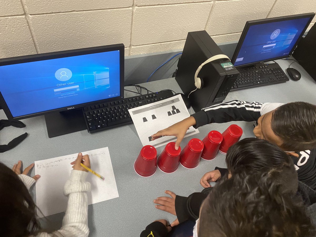 MsMinor_NBE's tweet photo. Second grade design algorithms to
instruct a "robot" to stack cups in different patterns. @HumbleISD_NBE #nberobotics #roboticsiscool https://t.co/yxyCSFKxeP