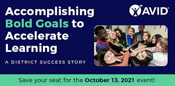 The AVID team invites you to join our webinar and hear from an education leader, Jon Davidson, Instructional Coordinator with Lincoln Public Schools. #EdLeadership #principals #DistrictAdministrators #Education #ThisisAVID 

avid-7065247.hs-sites.com/webinar-accomp…