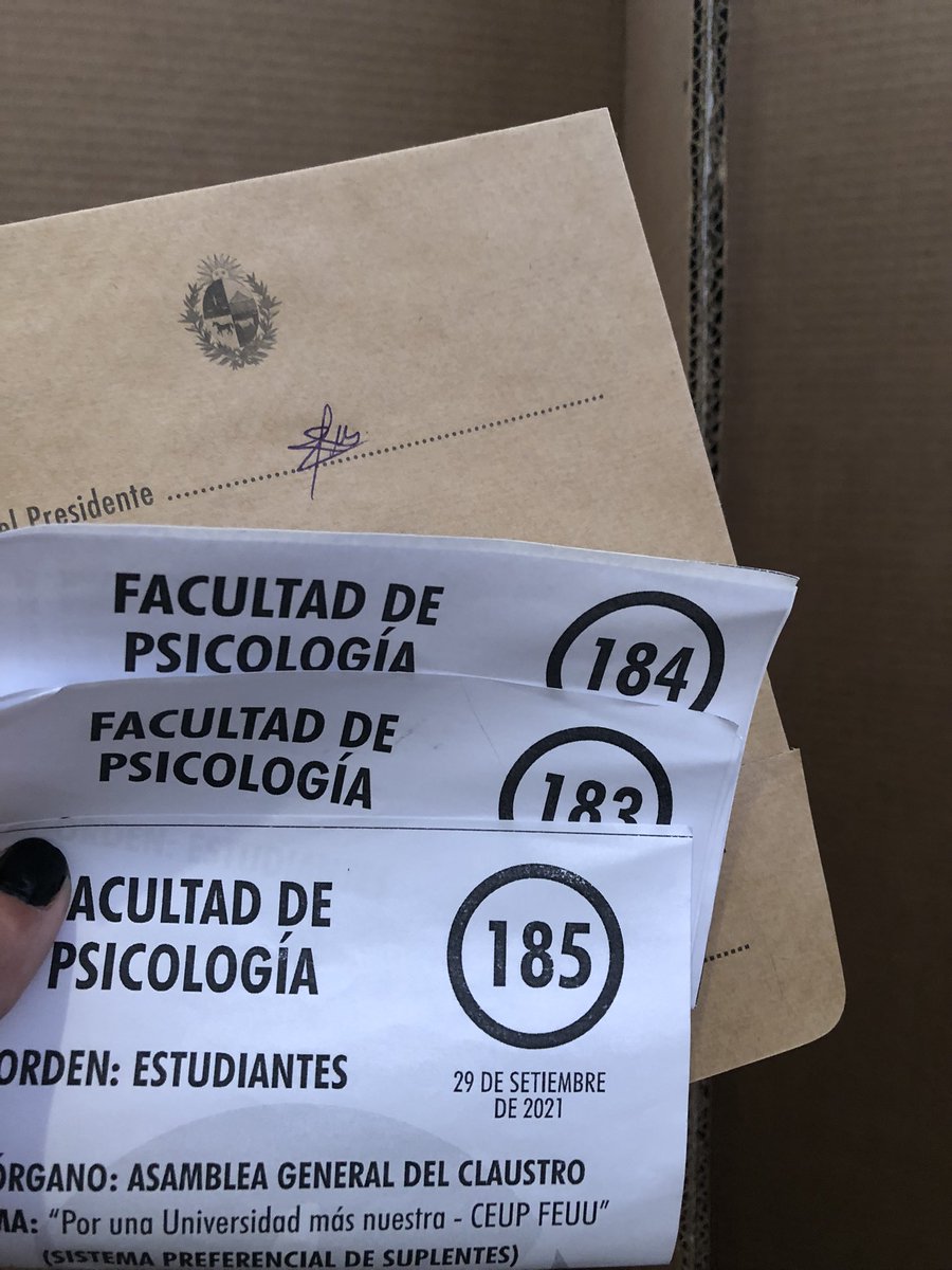 Hermoso día para votar <a href="/CeupFeuu/">CEUP FEUU</a>