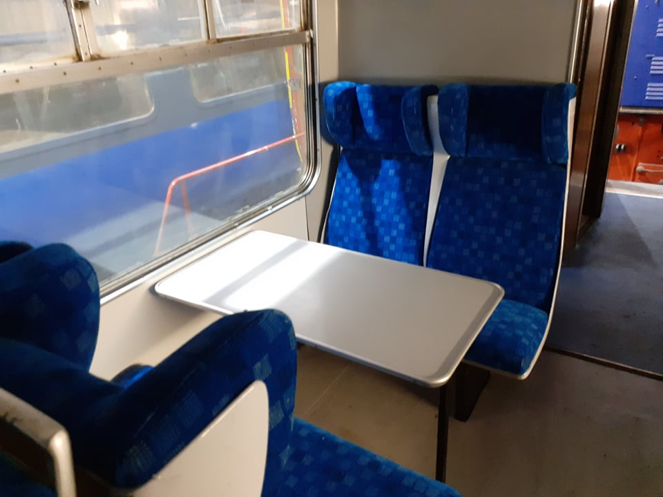 WensleydaleRail's tweet photo. The interior is now complete in the mk2a 5378, how great does it look? 
 
#restoration #newinterior #carriagerestoration #Wensleydale #WensleydaleRailway https://t.co/qJB66TPT8d