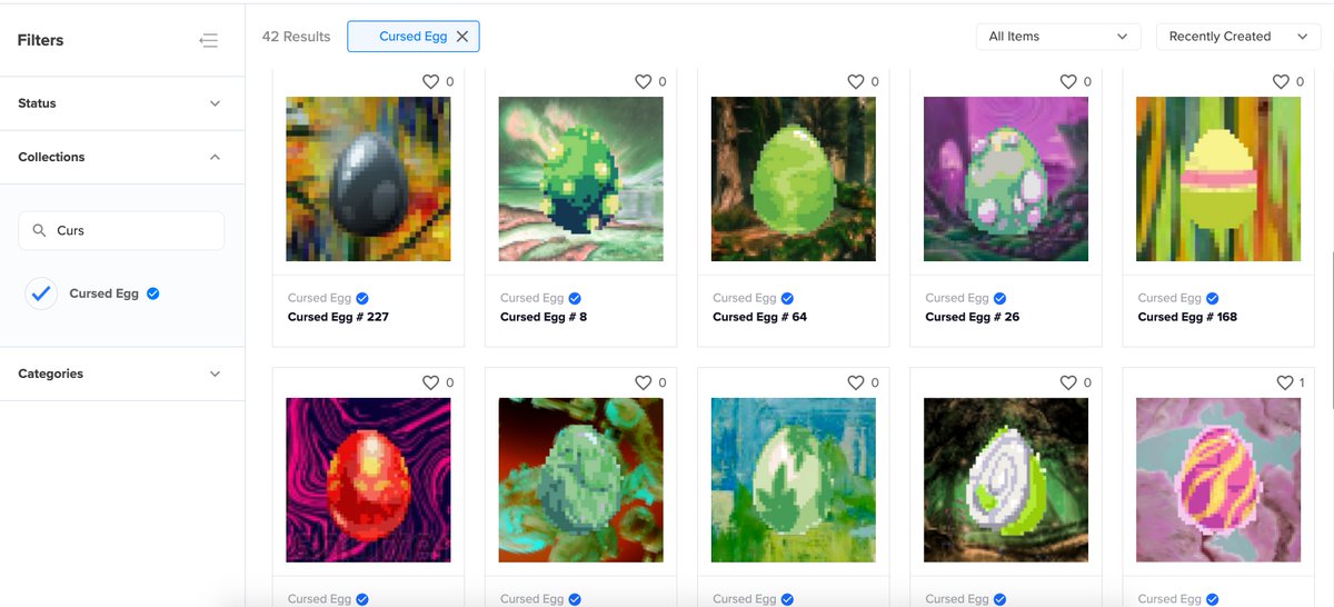Hi guys, Cursed Egg collection from <a href="/FantomDiamond/">Fantom Diamond Official</a>  is live on Artion artion.io/explore. Thank <a href="/FantomFDN/">Fantom Opera</a> to bring Artion to us!