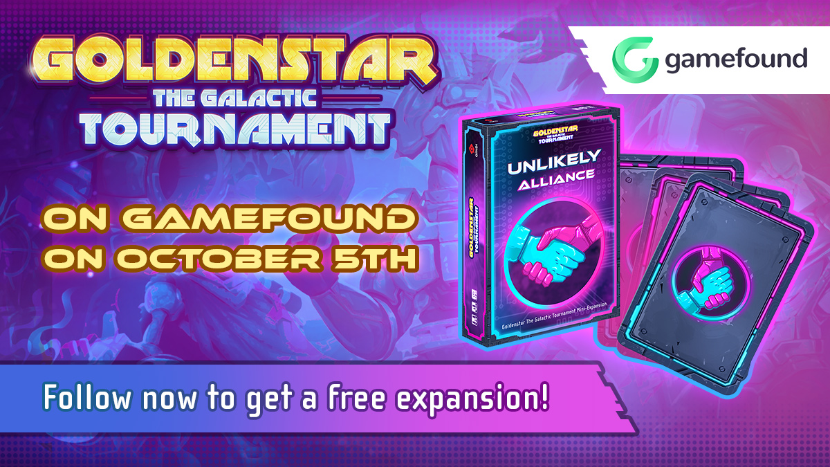 gindigames's tweet photo. Follow our campaign before its start to get an expansion for free, don't miss it!

https://t.co/xfjblnujYr

#gindigames #games #boardgames #boardgame #cards #cardgame #cardgames #gamefound #goldenstar  #SF #sciencefiction #space #battle #deckbuilding #deckbuildinggame https://t.co/IzEwDCD0dL