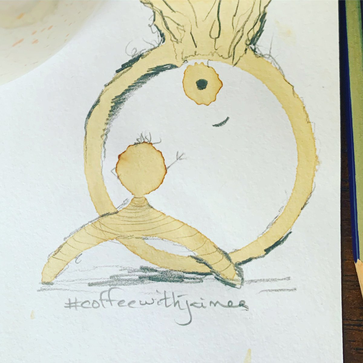 jaimeejaimee's tweet photo. “Like the sun, touch someone with the warmth of your kindness.”
― Debasish Mridha
#happynationalcoffeeday
☕️✏️🥰🙏❤️
#coffeewithjaimee #doodleaday #tinychallenges #gratitude #youarenotalone https://t.co/4dOeLxcMka