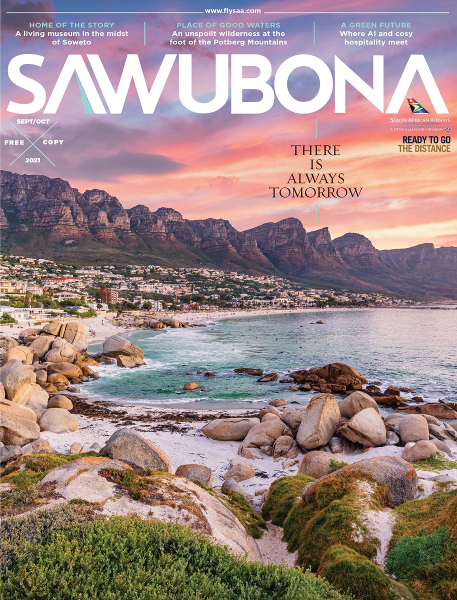 Sure feels good to be back! Sep/Oct 2021 issue of Sawubona magazine is now available on flight.