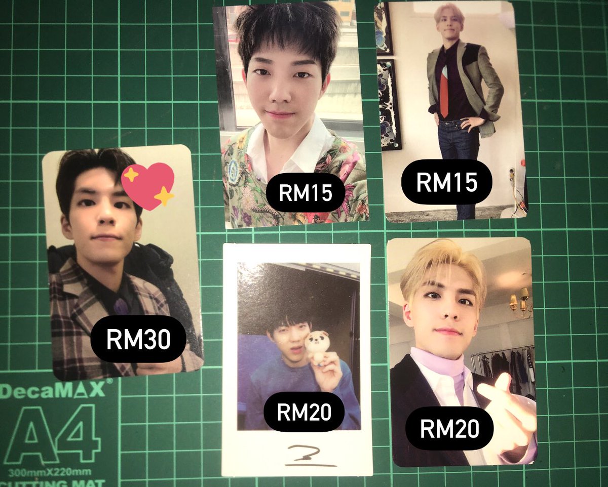[WTS] 🇲🇾 🎢 Price in pic excl postage 🎢 condition 10/10 🎢 No rush postage 🎢 Negotiable 🎢 Dm for pictures 😬😬!! ; 💖 is from remember us pt.2 taiwan ver ! hence the price :( will give freebies 😵‍💫 help rt @pasarmalamDAY6 #pasarDAY6 #wonpil #dowoon