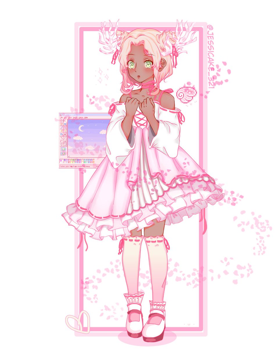 Jessicake_321's tweet photo. Entry🌸
`
`
such a cutie oc <33
@shiniistarz 
#ShiniiAc #art https://t.co/MTAmXEO4wP