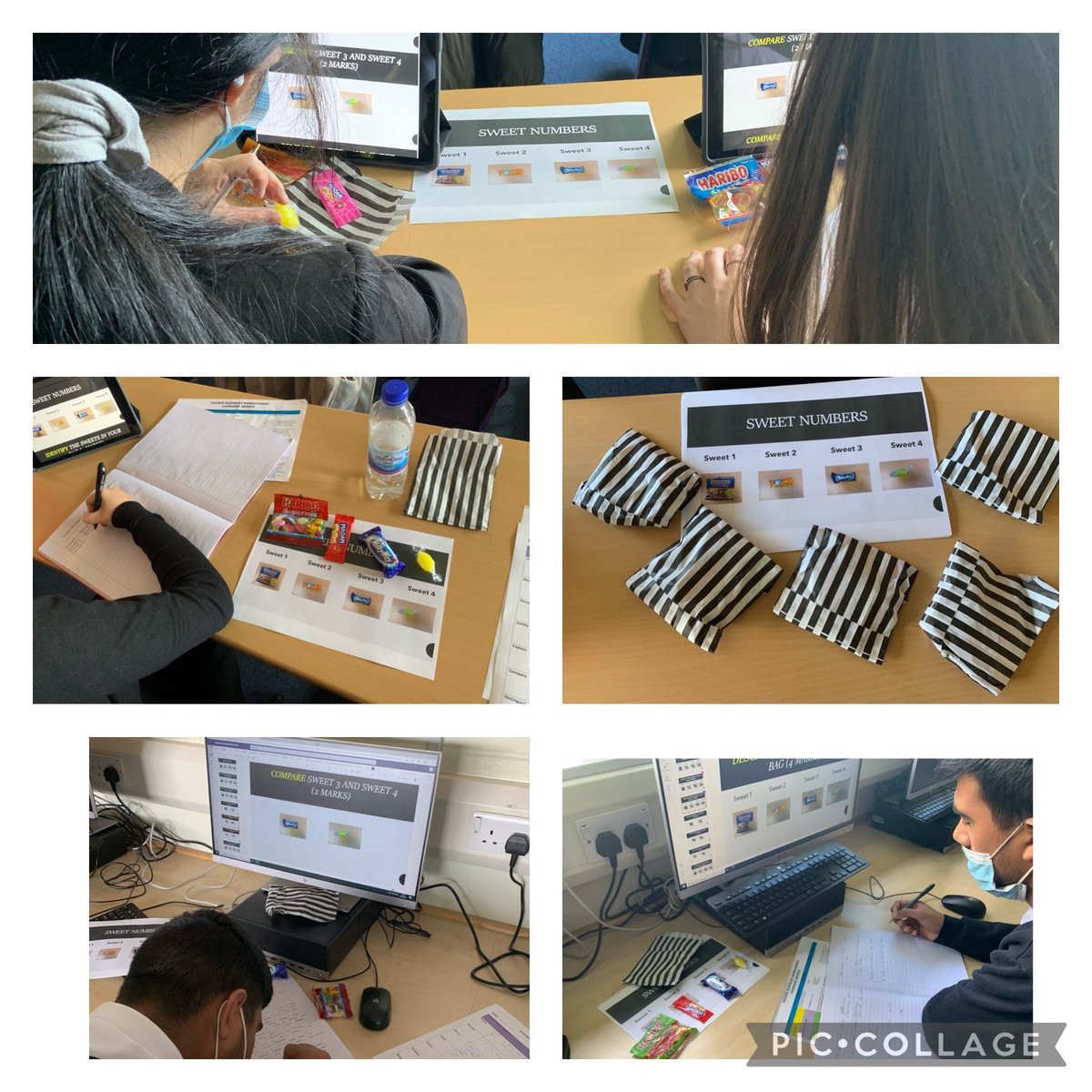 abcsma's tweet image. I used your idea @MissHair_BICT It went down a treat thank you! #higherbusiness #commandwords #revision 🍭 🍬 🍫 @StMungosAcademy