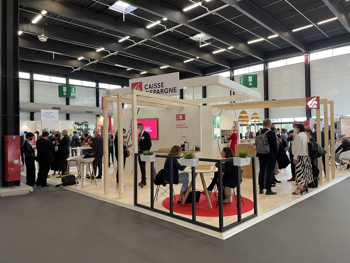 fabressec's tweet photo. La @Caisse_epargne et @HabitatenRegion, acteurs majeurs du logement social en France, sont présents au #CongresHlm avec une ambition : être utiles ensemble au plus près des territoires pour répondre aux enjeux économiques et sociétaux de ce secteur. https://t.co/i0B7STGQJw