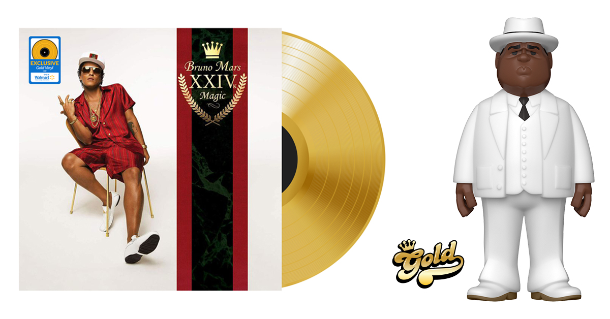 Walmart on Twitter: love of music with #MusicMania at Walmart. Pick up exclusive items like a 12" @OriginalFunko Biggie figure or the vinyl of 24K Magic by @BrunoMars. Shop now!" /