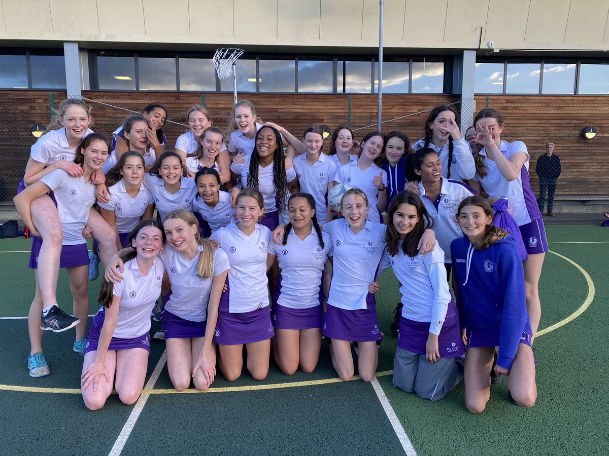 PutneyHighSport's tweet photo. Well done to year 10 on their first netball fixture in 20 months!! #notcounting We come away with 2/3 wins against Guildford🙌🏽💜🏀 https://t.co/a0FNUKDPpN