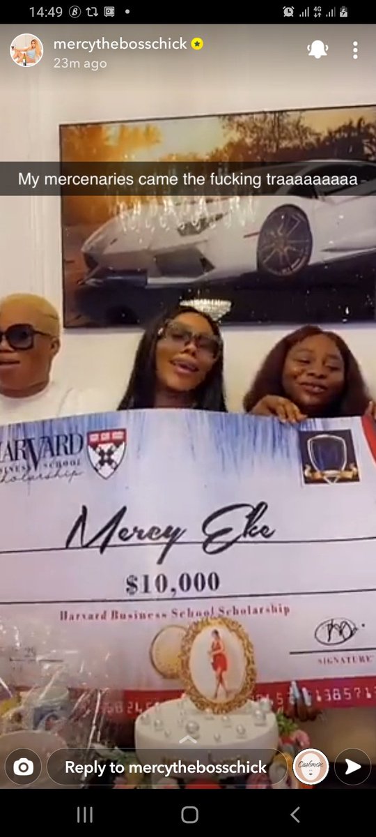 Ladyqut1's tweet photo. A new house 
10k dollars scholarship to Harvard business school
Gifts upon gifts 
2. 9 Million in one day 

MERCY EKE BIG DAY
#Big28
#Chapter28
MERCY EKE BIG 28
HBD MERCY EKE https://t.co/kK1WTYoXR3