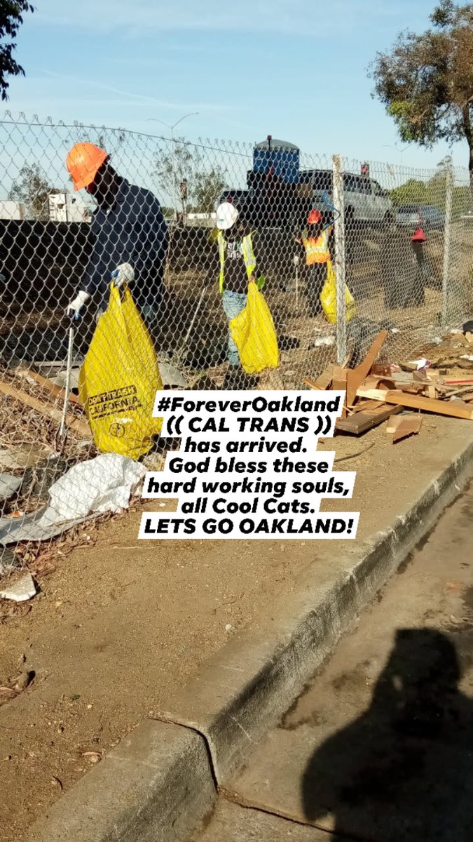 ForeverOakland's tweet photo. #ForeverOakland @#CALTRANS
@ #66thAveFreewayNorthBoundEntranceGarbageCleanUp @#MobAlley
@#TeamMakeOaklandBetterWeek
(THEY ARRIVED)
•THANK YOU to our Community Partner, "CAL TRANS" for today's Garbage Clean up off of the 66th Ave Freeway NorthBound Entrance https://t.co/z9vAEkt7yo